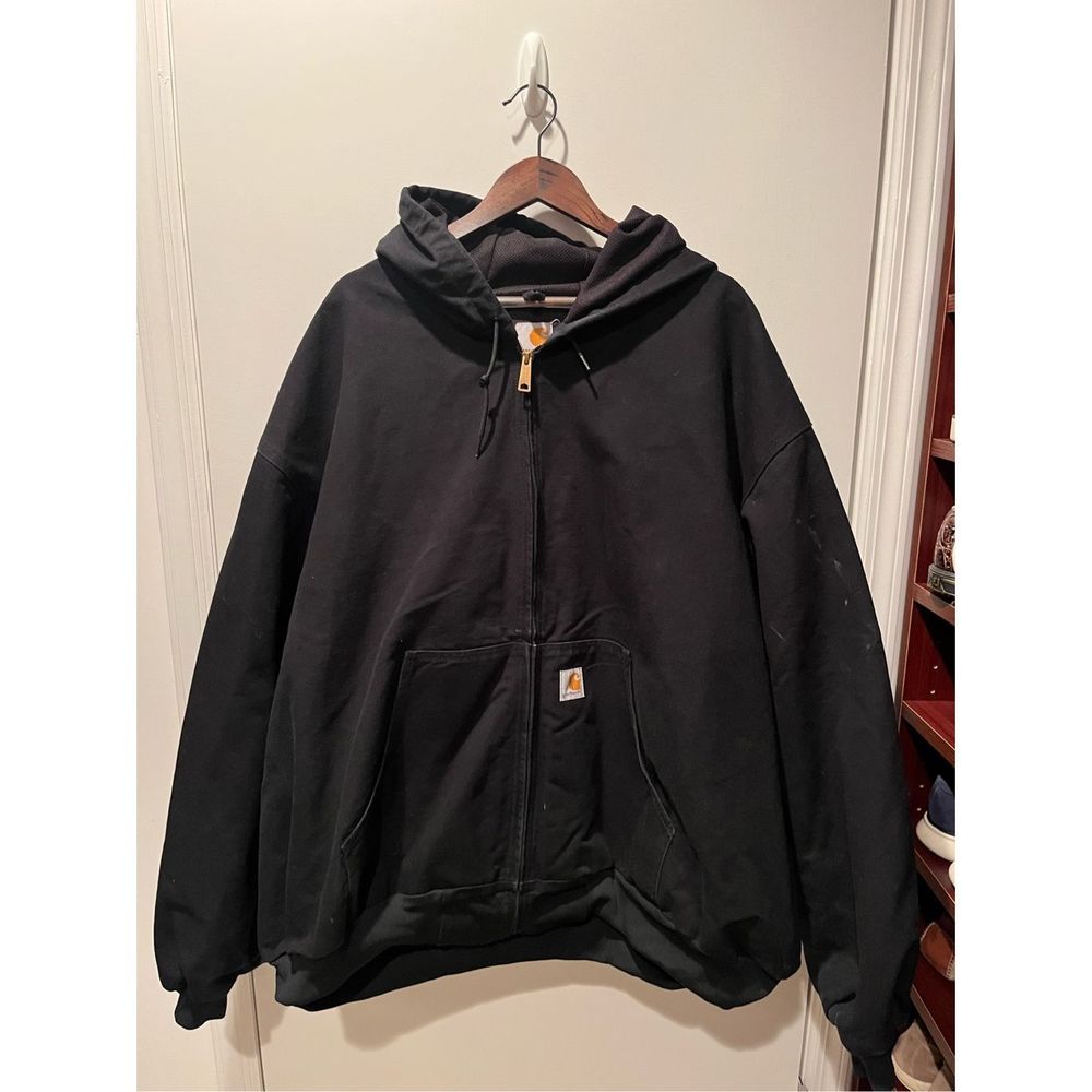 Carhartt Men’s Black Duck Jacket/Sweatshirt Size 6X